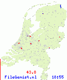 verkeerssituatie op 10-11-2025 van 18:05 tot 19:00