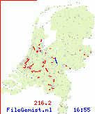 traffic situation at 11-03-2026 from 16:05 to 17:00