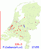 traffic situation at 11-03-2026 from 17:05 to 18:00