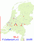 verkeerssituatie op 17-10-2025 van 18:05 tot 19:00