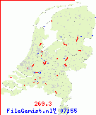 verkeerssituatie op 25-08-2026 van 07:05 tot 08:00