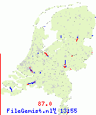 verkeerssituatie op 9-08-2026 van 13:05 tot 14:00